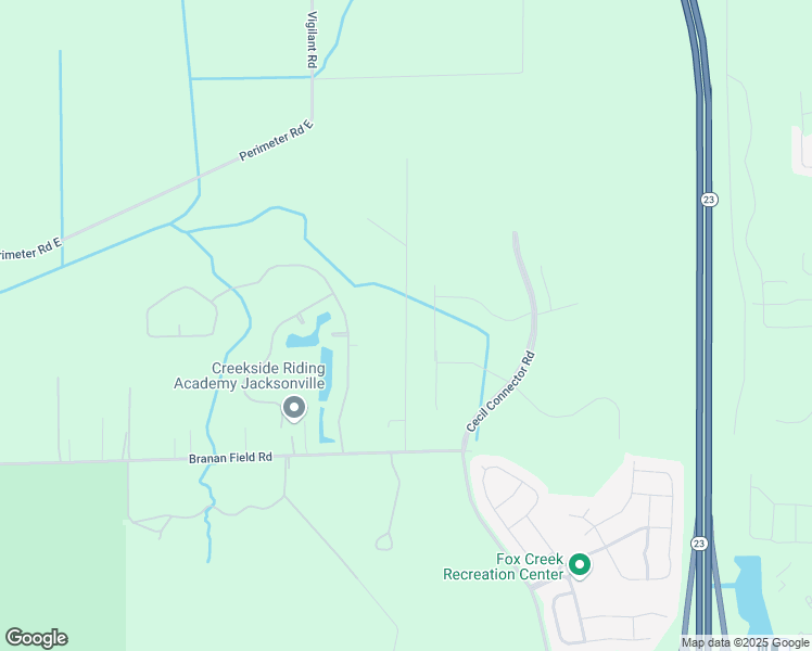 map of restaurants, bars, coffee shops, grocery stores, and more near Forest Tr in Jacksonville