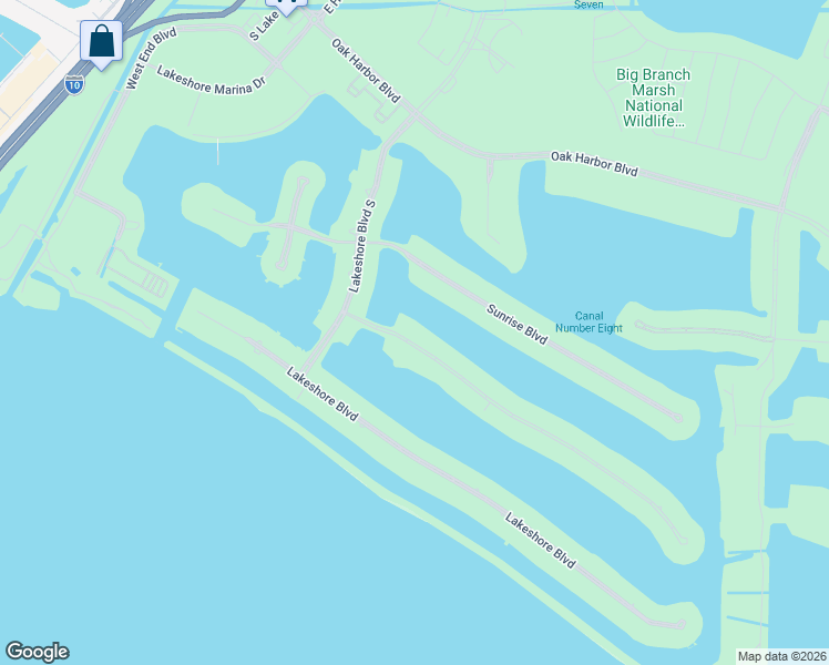 map of restaurants, bars, coffee shops, grocery stores, and more near 2013 Sunset Boulevard in Slidell