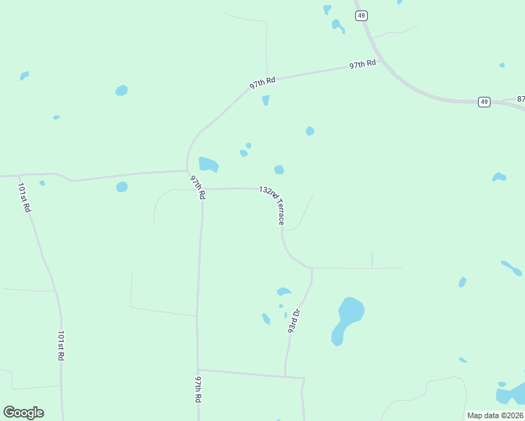 map of restaurants, bars, coffee shops, grocery stores, and more near 9394 132nd Terrace in Live Oak