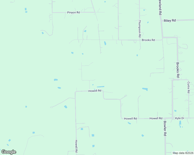 map of restaurants, bars, coffee shops, grocery stores, and more near 30262 Howell Road in Waller