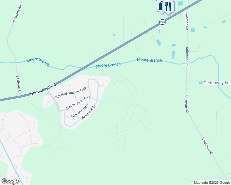 map of restaurants, bars, coffee shops, grocery stores, and more near 15252 Chuckwagon Trail in Jacksonville