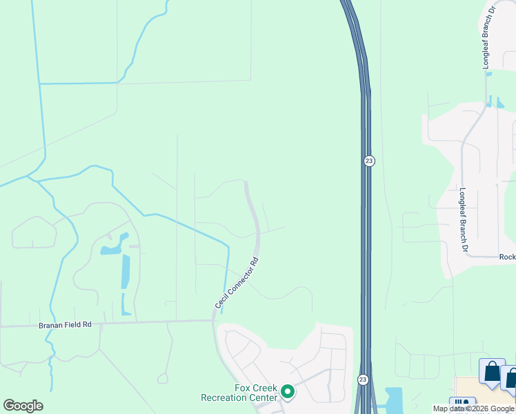 map of restaurants, bars, coffee shops, grocery stores, and more near Forest Tr in Jacksonville