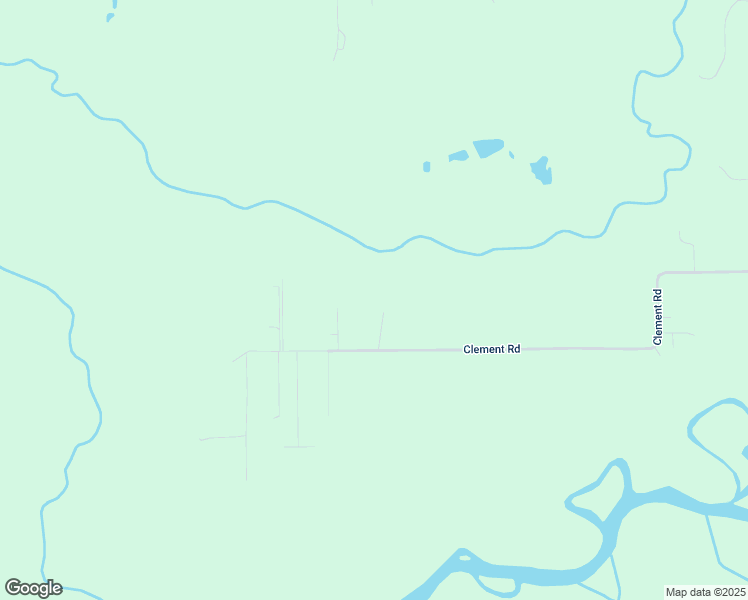 map of restaurants, bars, coffee shops, grocery stores, and more near 2504 Clement Road in Egan