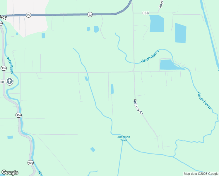 map of restaurants, bars, coffee shops, grocery stores, and more near 9494 Rod Anderson Road in Saint Amant