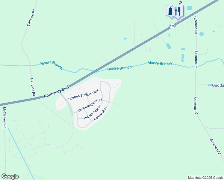 map of restaurants, bars, coffee shops, grocery stores, and more near 15260 Little Filly Court in Jacksonville