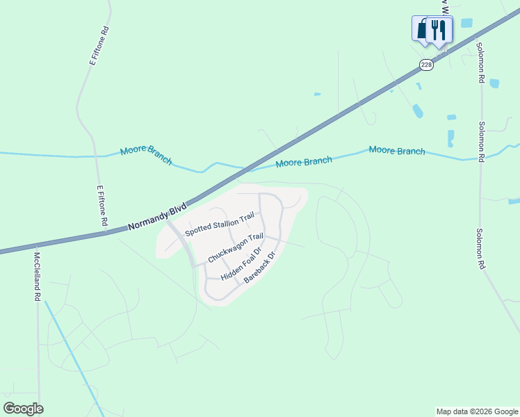 map of restaurants, bars, coffee shops, grocery stores, and more near 15253 Hidden Foal Dr in Jacksonville