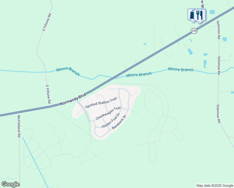 map of restaurants, bars, coffee shops, grocery stores, and more near 15253 Hidden Foal Drive in Jacksonville