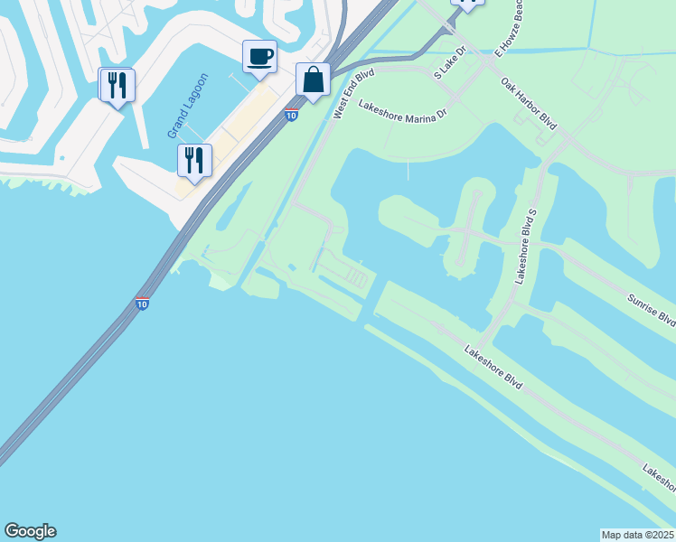 map of restaurants, bars, coffee shops, grocery stores, and more near 62200 West End Boulevard in Slidell