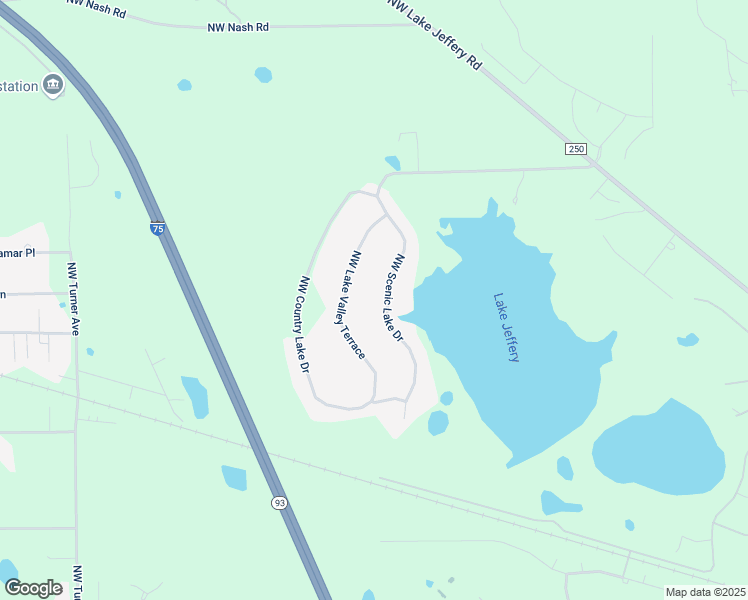 map of restaurants, bars, coffee shops, grocery stores, and more near 1013 Northwest Scenic Lake Drive in Lake City