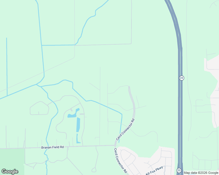 map of restaurants, bars, coffee shops, grocery stores, and more near Forest Tr in Jacksonville