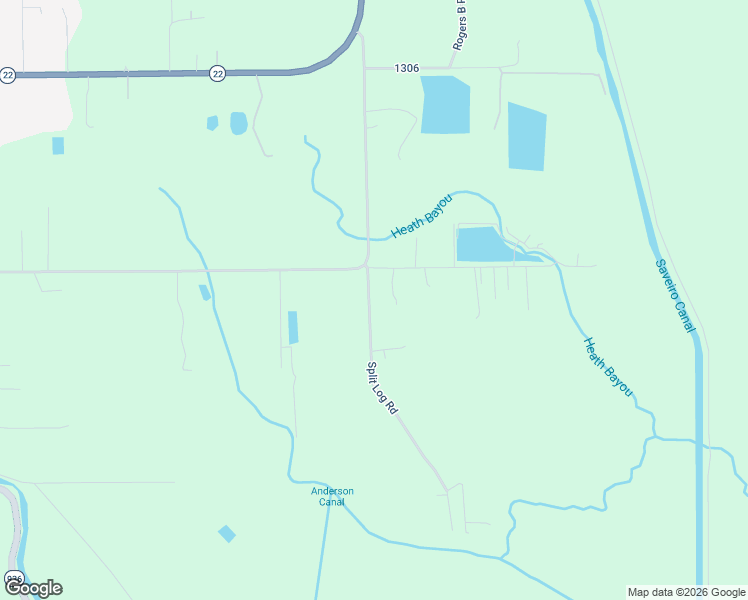 map of restaurants, bars, coffee shops, grocery stores, and more near 9542 Split Log Road in Saint Amant