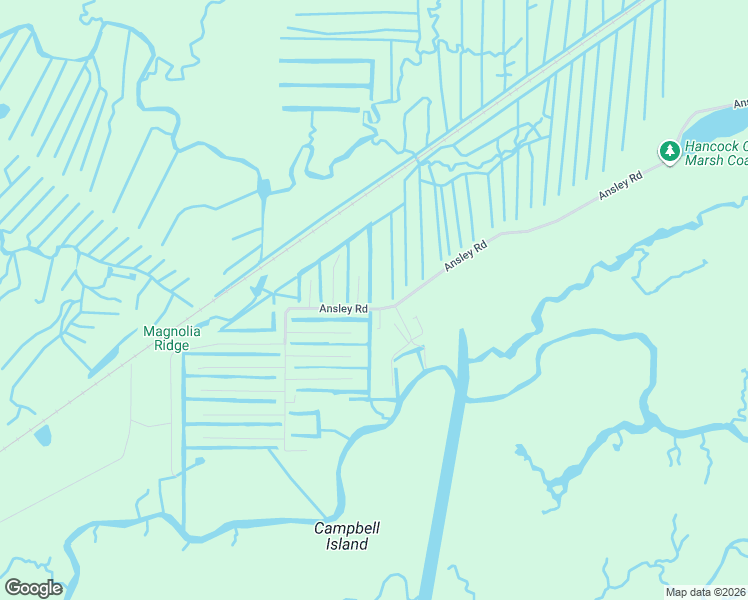 map of restaurants, bars, coffee shops, grocery stores, and more near 3079 Fisher Street in Bay St. Louis