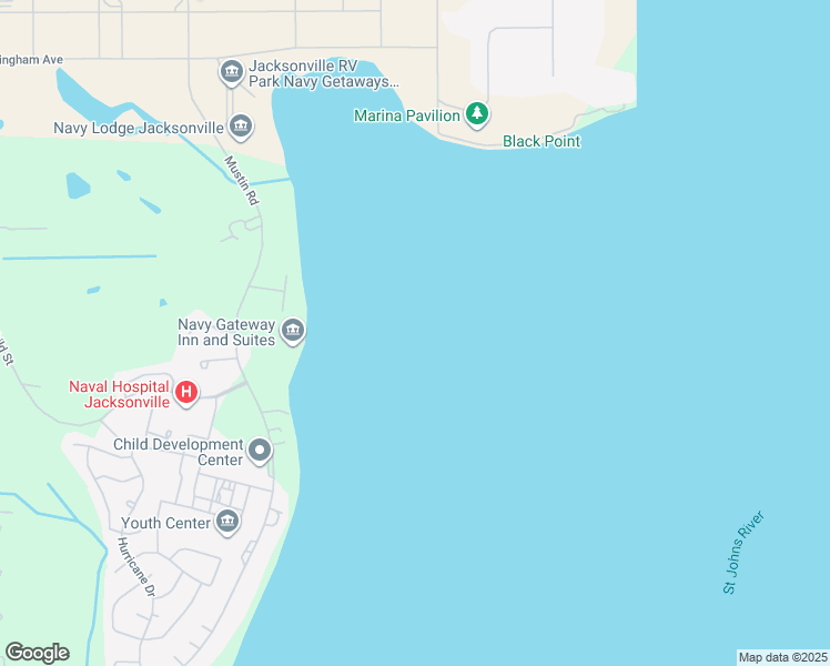 map of restaurants, bars, coffee shops, grocery stores, and more near in Jacksonville