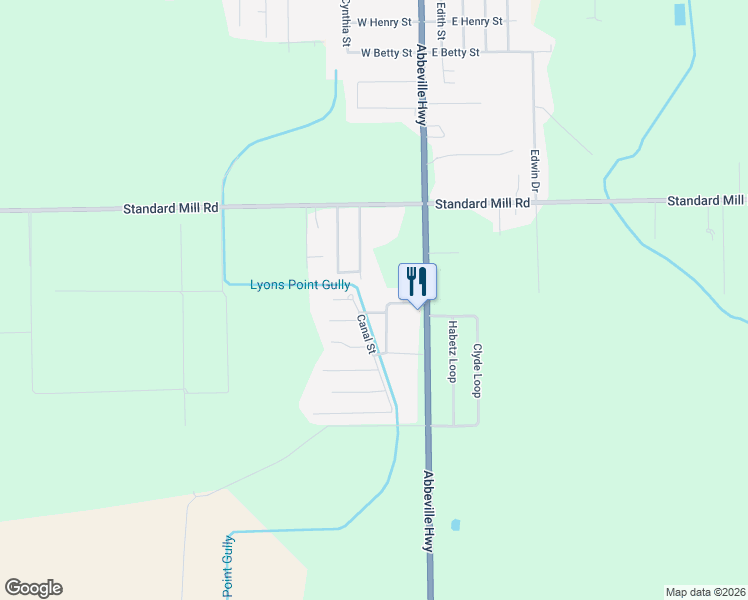 map of restaurants, bars, coffee shops, grocery stores, and more near 144 Wren Loop in Rayne