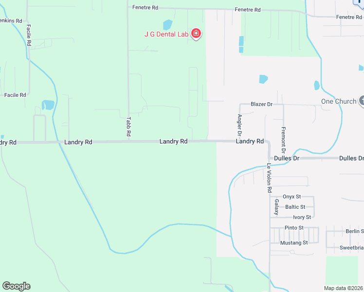 map of restaurants, bars, coffee shops, grocery stores, and more near 3805 Landry Road in Scott