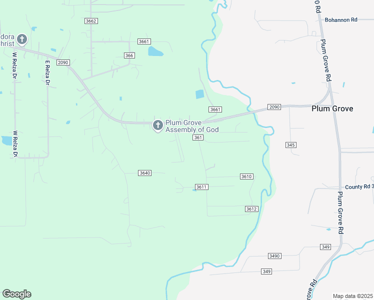 map of restaurants, bars, coffee shops, grocery stores, and more near 125 County Road 361 in Splendora