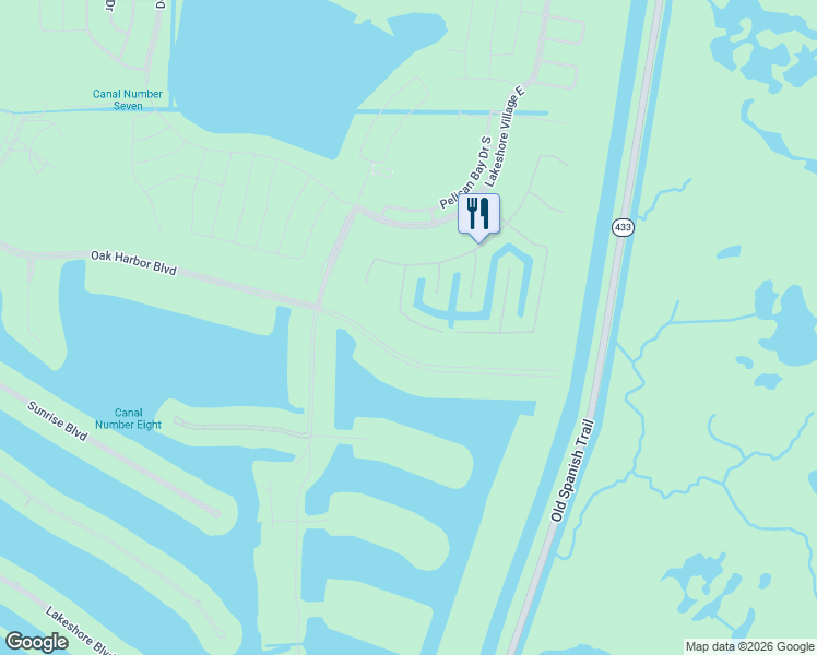 map of restaurants, bars, coffee shops, grocery stores, and more near 454 West Lake Drive in Slidell