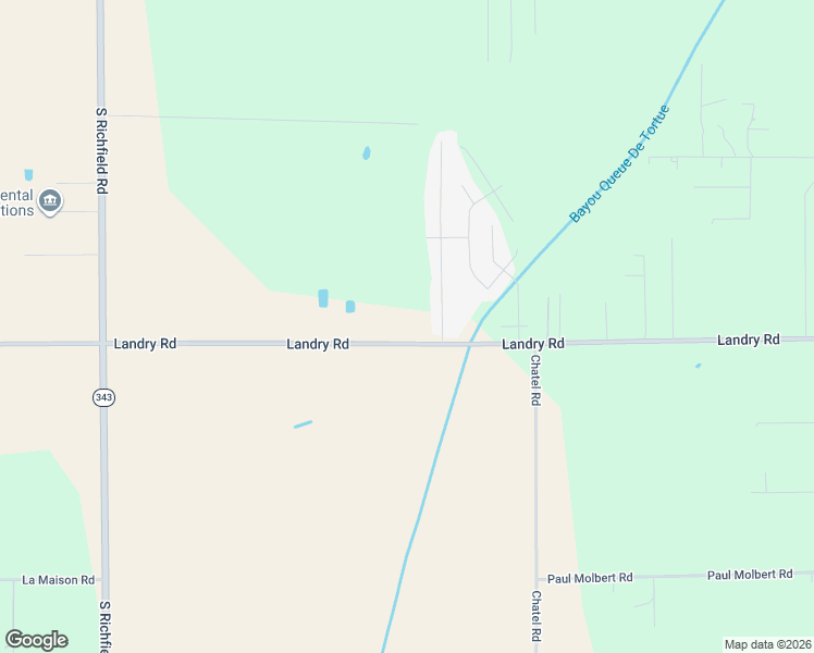 map of restaurants, bars, coffee shops, grocery stores, and more near 5332 Landry Road in Duson