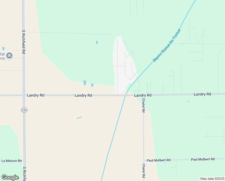 map of restaurants, bars, coffee shops, grocery stores, and more near 5201-5799 Landry Road in Duson