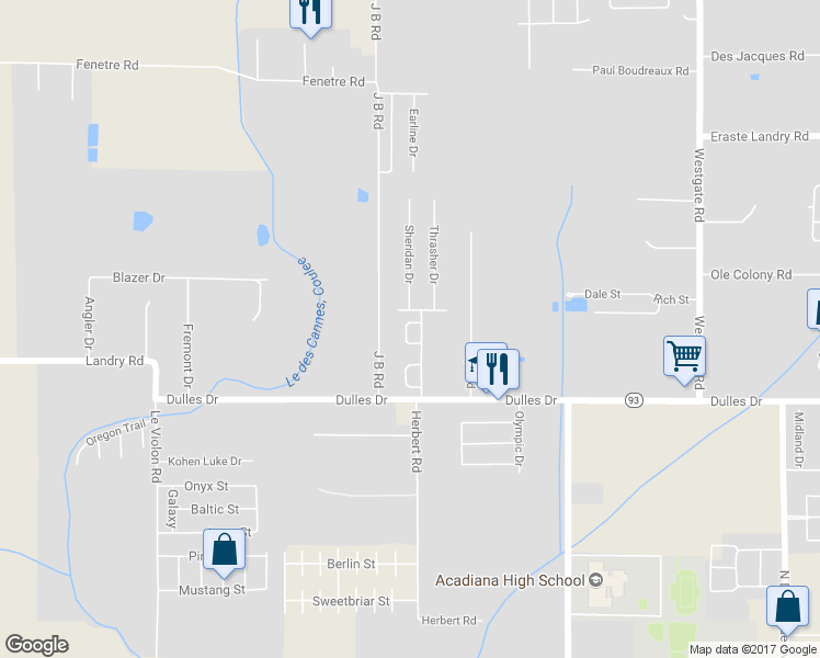 map of restaurants, bars, coffee shops, grocery stores, and more near 126 Breckenridge Loop in Lafayette