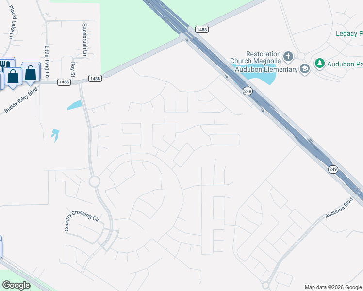 map of restaurants, bars, coffee shops, grocery stores, and more near in Pinehurst