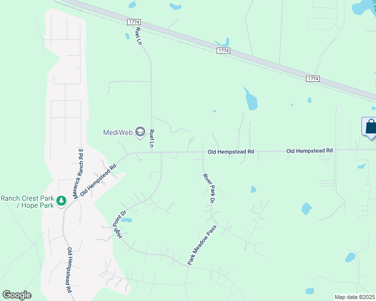 map of restaurants, bars, coffee shops, grocery stores, and more near 34030 Old Hempstead Road in Magnolia