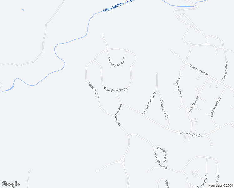 map of restaurants, bars, coffee shops, grocery stores, and more near 2009 Headwaters Blvd in Dripping Springs