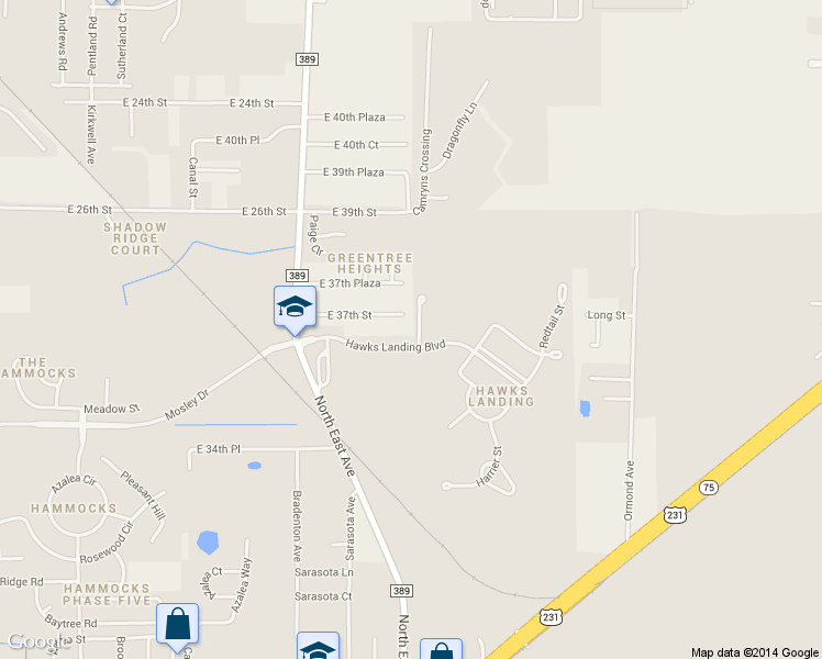 map of restaurants, bars, coffee shops, grocery stores, and more near 2716 Talon Court in Panama City