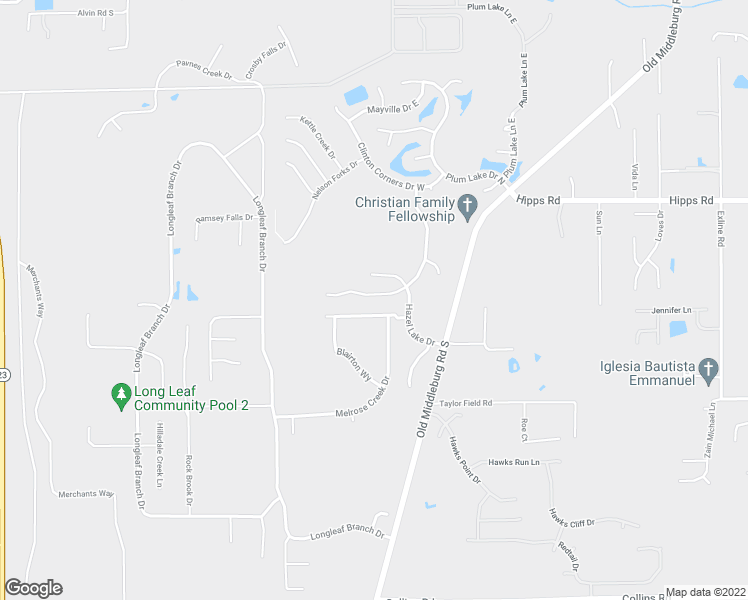 map of restaurants, bars, coffee shops, grocery stores, and more near 7141 Beekman Lake Drive in Jacksonville