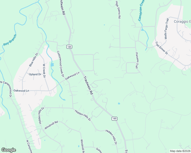 map of restaurants, bars, coffee shops, grocery stores, and more near 14040 Timberline Trail in Austin