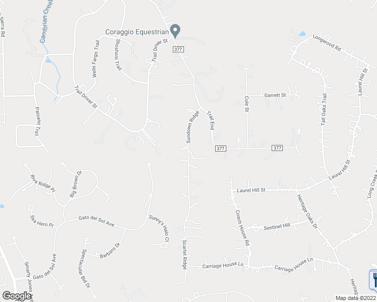 map of restaurants, bars, coffee shops, grocery stores, and more near 301 Sundown Ridge in Austin