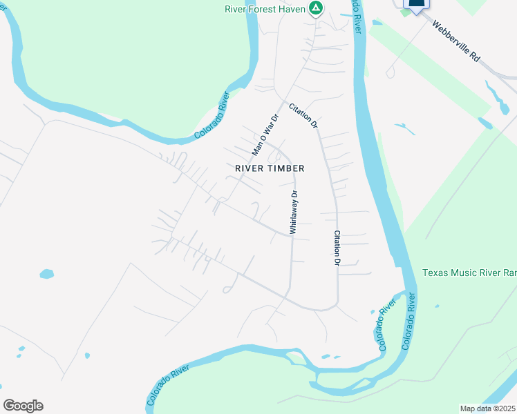 map of restaurants, bars, coffee shops, grocery stores, and more near 18604 River Timber Drive in Del Valle