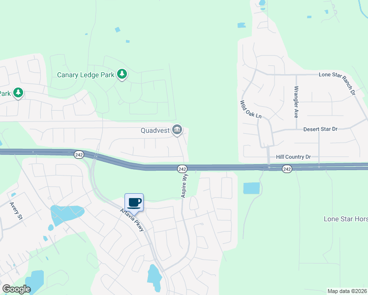 map of restaurants, bars, coffee shops, grocery stores, and more near 16385 Sun View Lane in Conroe
