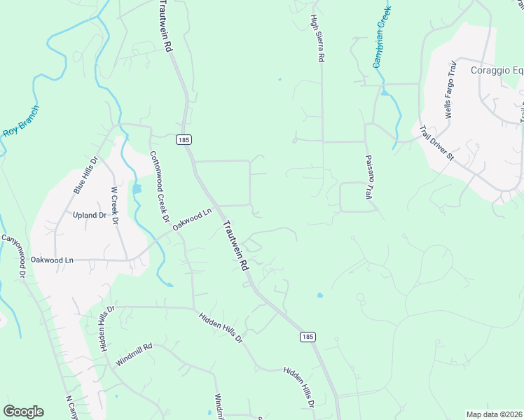 map of restaurants, bars, coffee shops, grocery stores, and more near 14036 Timberline Trail in Austin