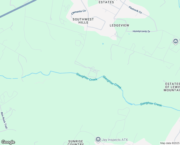 map of restaurants, bars, coffee shops, grocery stores, and more near 10601 Derecho Drive in Austin