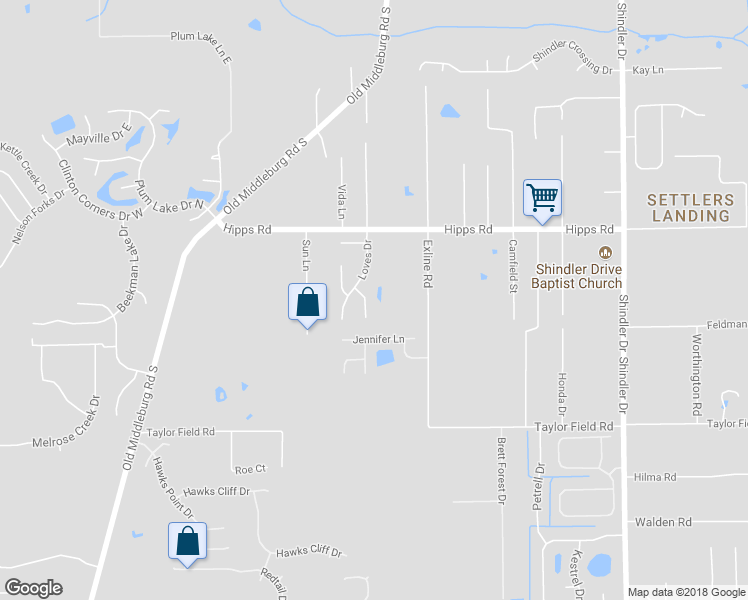 map of restaurants, bars, coffee shops, grocery stores, and more near 7169 Patience Court in Jacksonville
