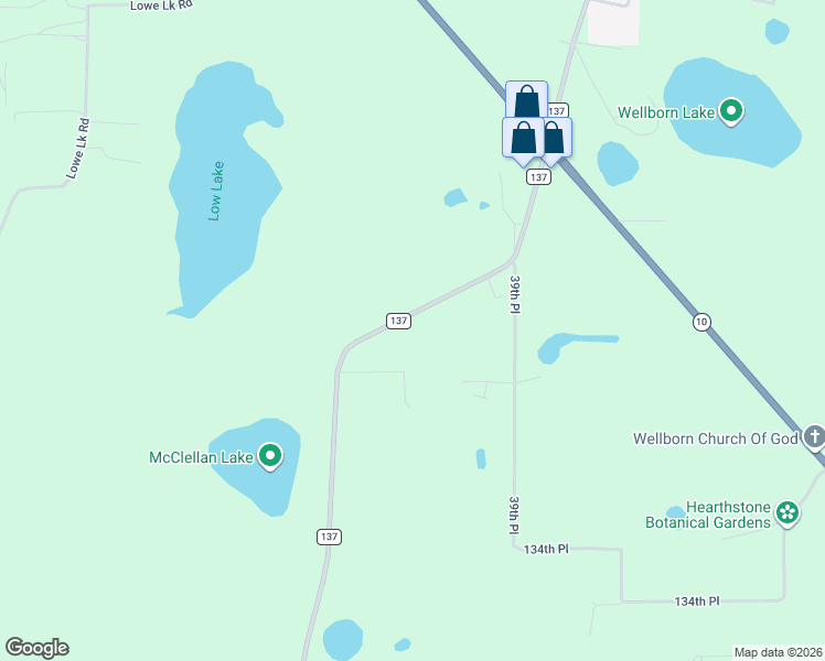 map of restaurants, bars, coffee shops, grocery stores, and more near 12896 County Road 137 in Wellborn