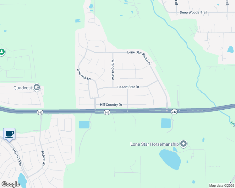 map of restaurants, bars, coffee shops, grocery stores, and more near 16377 Red Tail Hawk Court in Conroe