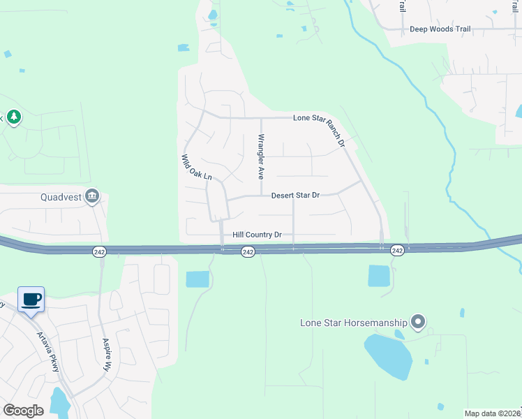 map of restaurants, bars, coffee shops, grocery stores, and more near 16377 Red Tail Hawk Court in Conroe