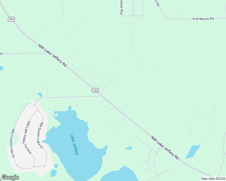 map of restaurants, bars, coffee shops, grocery stores, and more near 121 Northwest Mossy Oak Way in Lake City