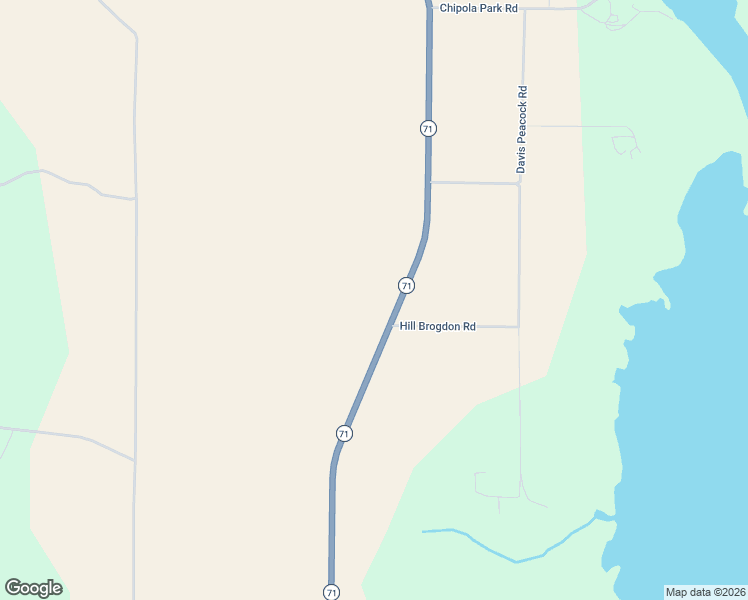 map of restaurants, bars, coffee shops, grocery stores, and more near 884 Florida 71 in Kinard