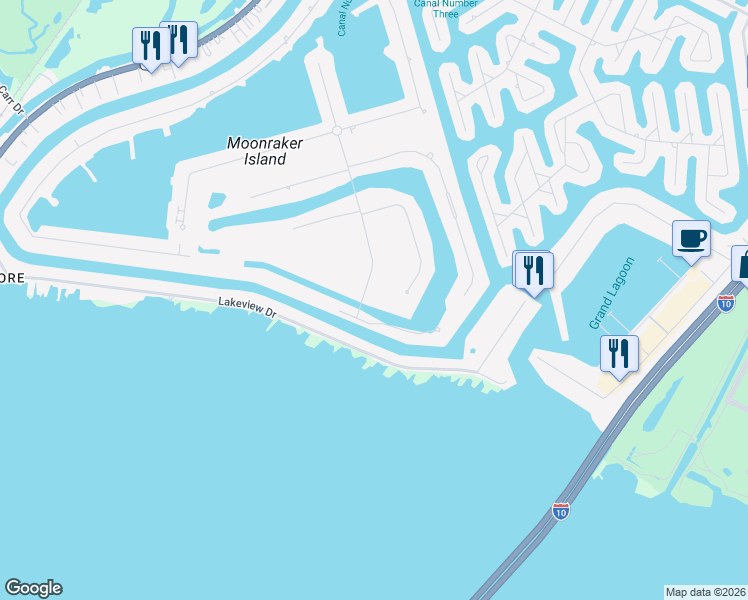 map of restaurants, bars, coffee shops, grocery stores, and more near 1246 Cutter Cove in Slidell