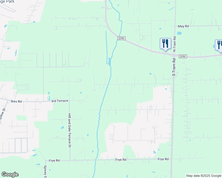 map of restaurants, bars, coffee shops, grocery stores, and more near 26760 Brentwood Road in Splendora