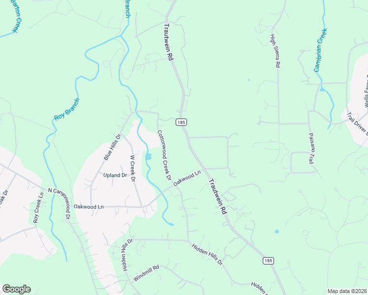 map of restaurants, bars, coffee shops, grocery stores, and more near 13300 Trautwein Road in Austin