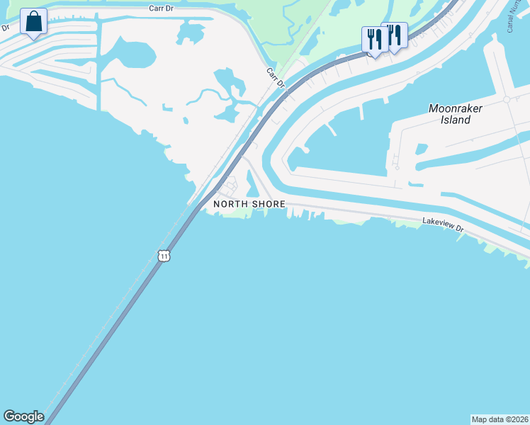 map of restaurants, bars, coffee shops, grocery stores, and more near 103 Lakeview Drive in Slidell