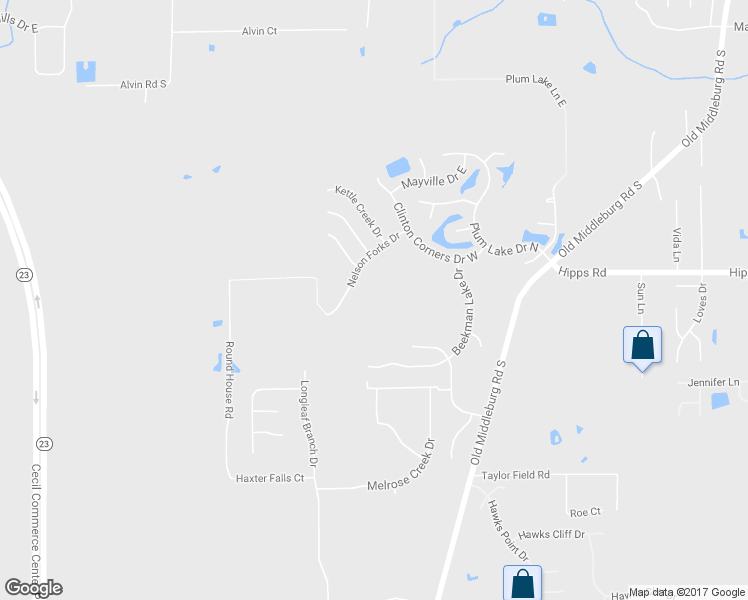 map of restaurants, bars, coffee shops, grocery stores, and more near 9772 Nelson Forks Drive in Jacksonville