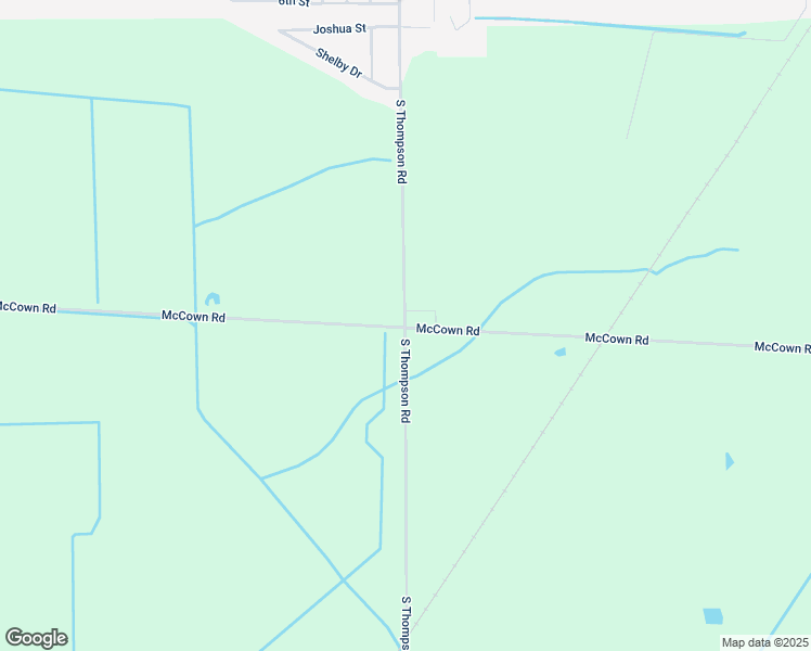 map of restaurants, bars, coffee shops, grocery stores, and more near 1674 S Thompson Rd in Iowa