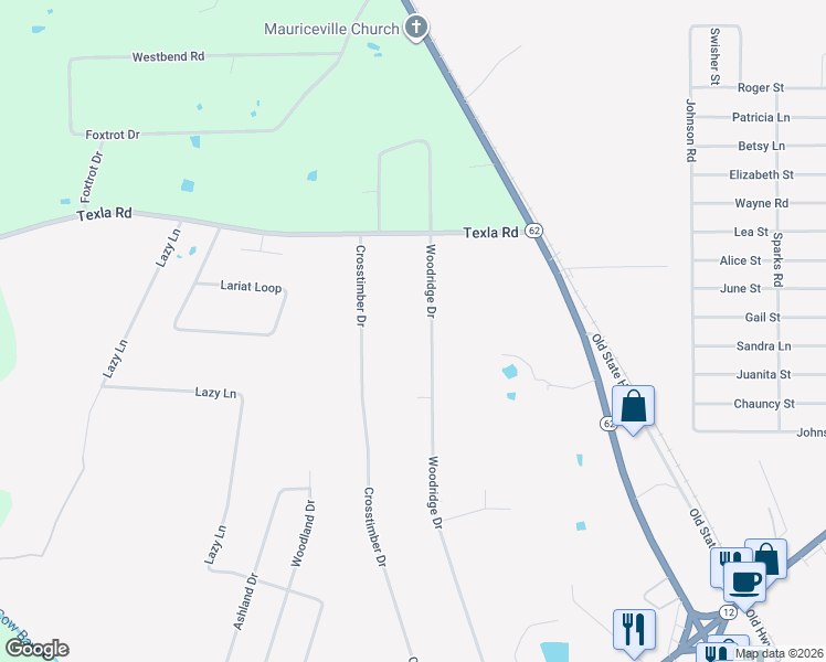 map of restaurants, bars, coffee shops, grocery stores, and more near 6497 Woodridge Dr in Orange