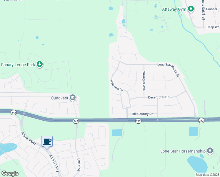 map of restaurants, bars, coffee shops, grocery stores, and more near 16439 Twilight Star Court in Conroe