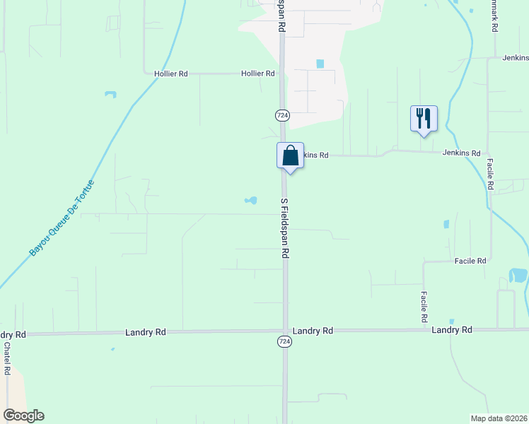 map of restaurants, bars, coffee shops, grocery stores, and more near 101-183 Cactus Road in Duson